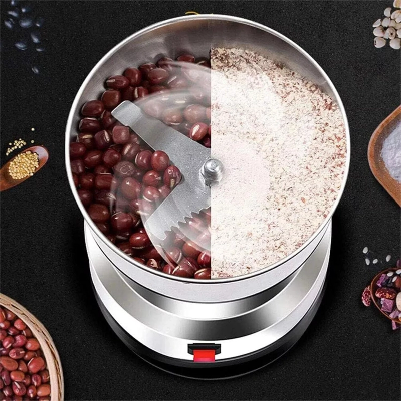 MOLEDOR MOLINILLO ELE CTRICO SEMILLAS GRANOS CAFE  ACERO INOXIDABLE PROFESIONAL - 5