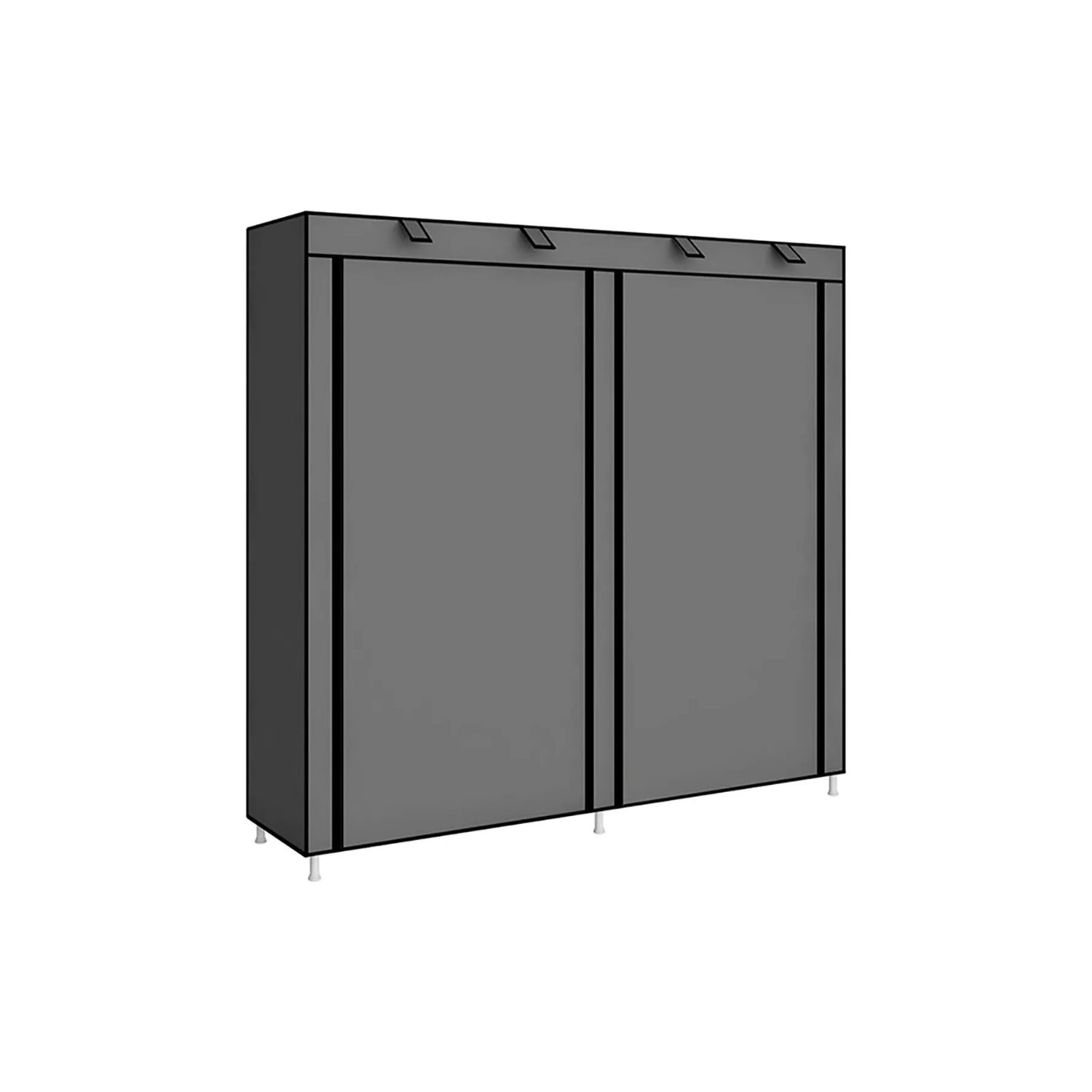 ZAPATERO IMPORTCLICK ORGANIZADOR HOGAR TELA 6 NIVELES GRIS - 4