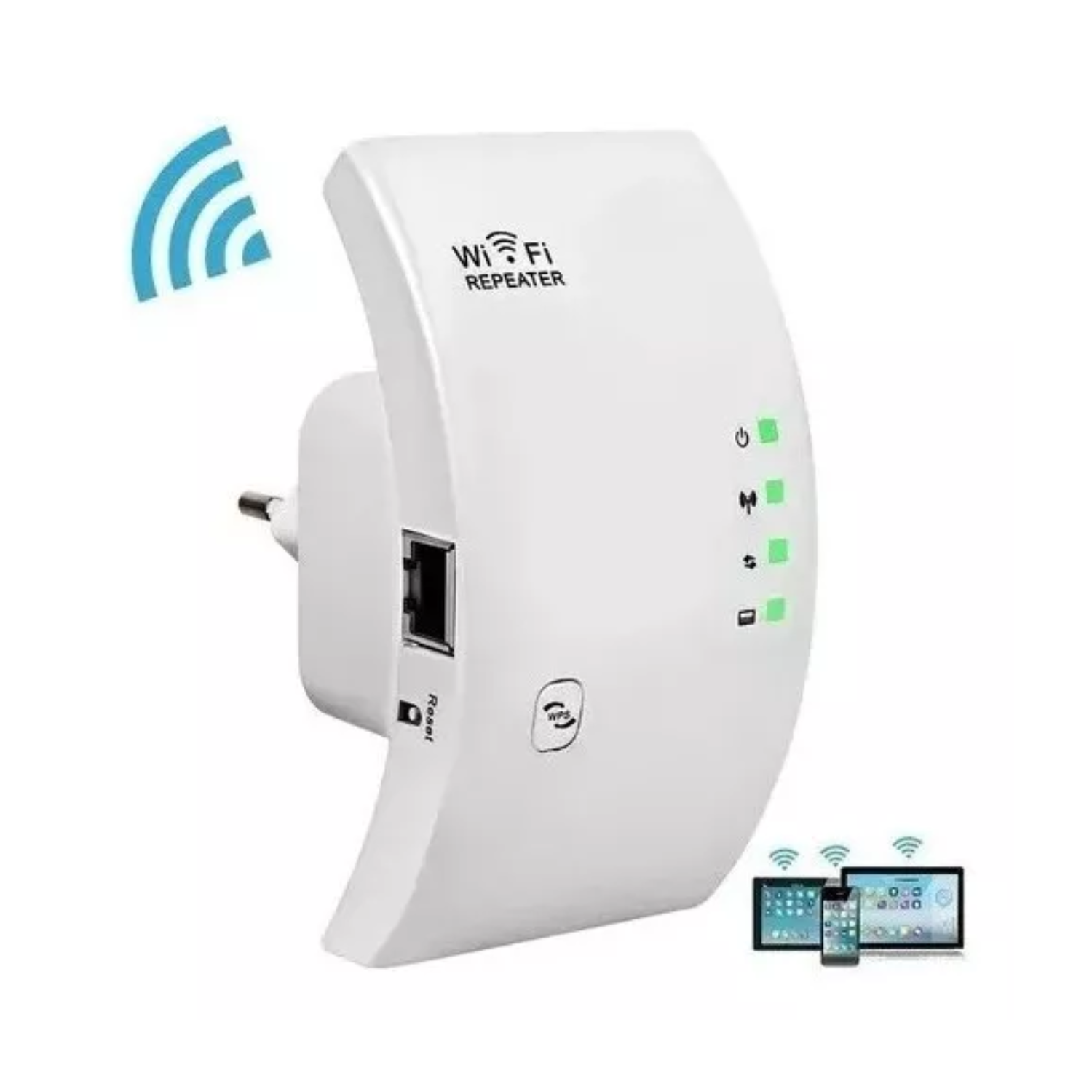 CURVO REPETIDOR AMPLIFICADOR SEÑAL WIFI VELOCIDAD 300 MBPS - 3