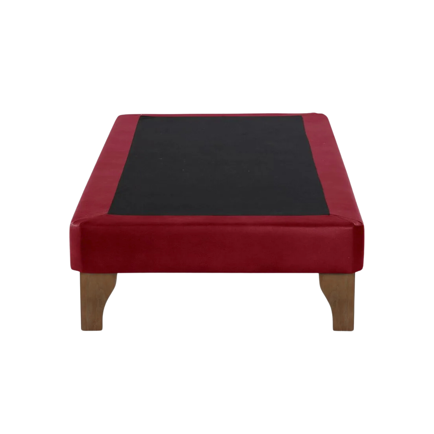 BASE CAMA EUROPEA 1 PLAZA 90X190 CM BURDEO FELPA - 2
