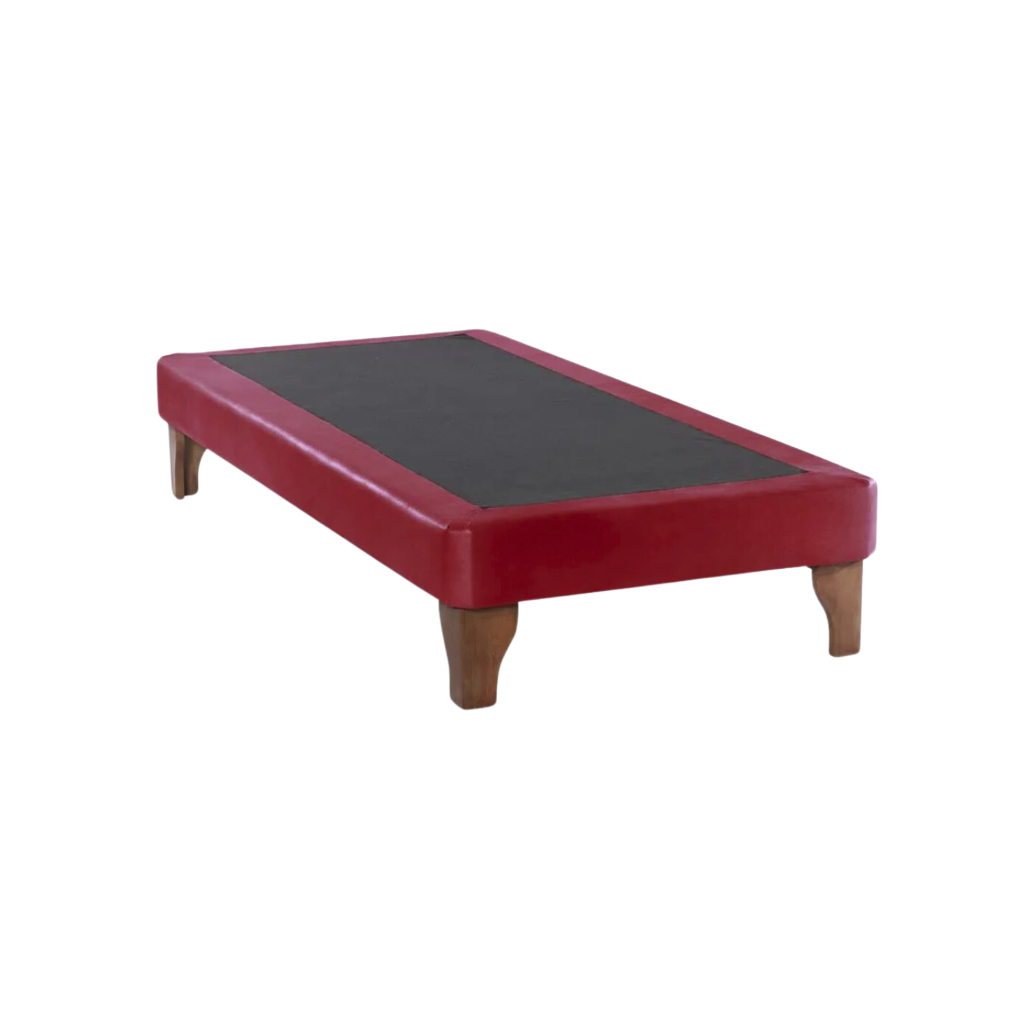BASE CAMA EUROPEA 1 PLAZA 90X190 CM BURDEO FELPA - 3