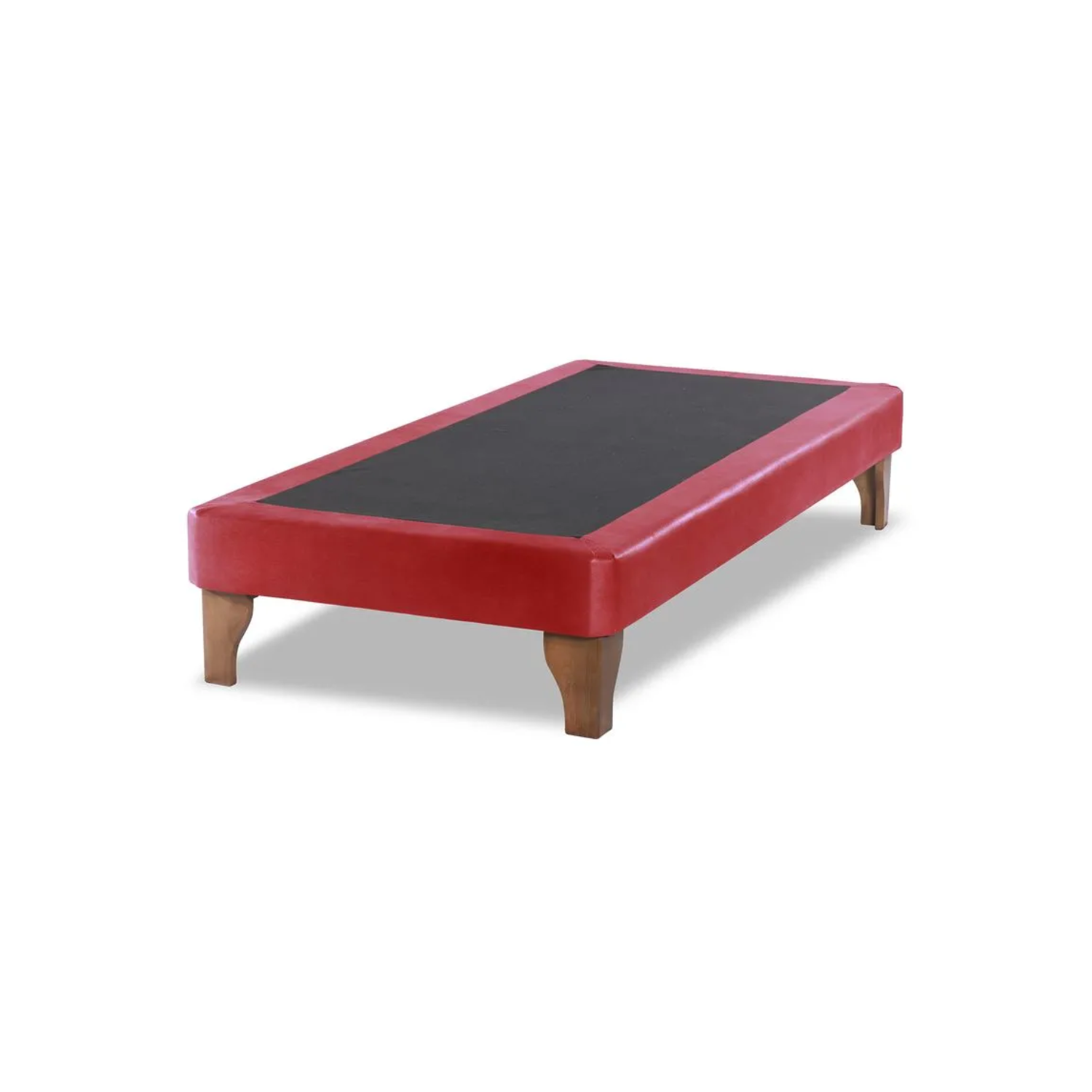 BASE ELEGANTE CAMA EUROPEA 1.5 PLAZA 105X190 CM BURDEO FELPA - 1