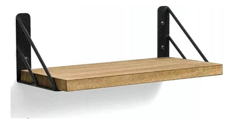 KIT REPISAS FLOTANTES MULTIPROPOSITO MADERA DIFERENTES TAMAÑOS - 2