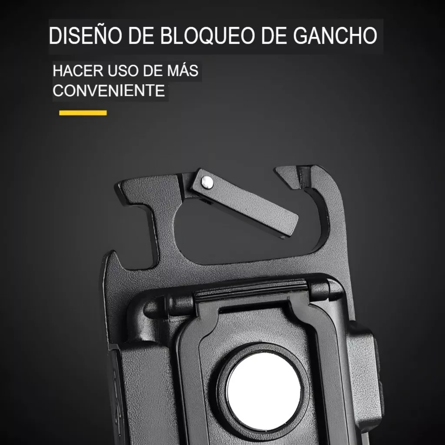 MINI LINTERNA LED PORTÁTIL LLAVERO GANCHO RECARGABLE LUZ FRÍA - 4