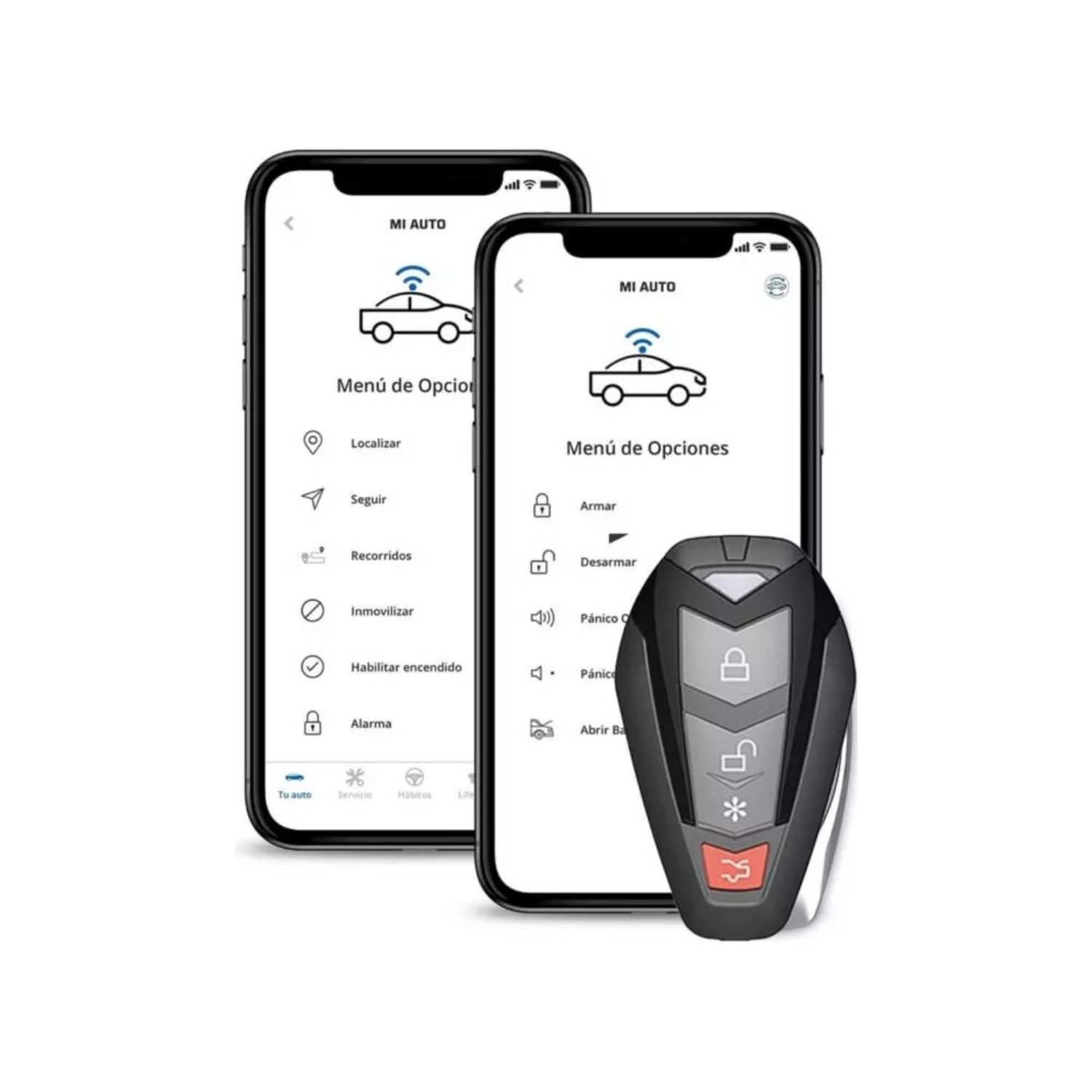 2 ALARMAS SEGURIDAD AUTOMÓVIL CAMIONETA NEMESIS GOLD - 4
