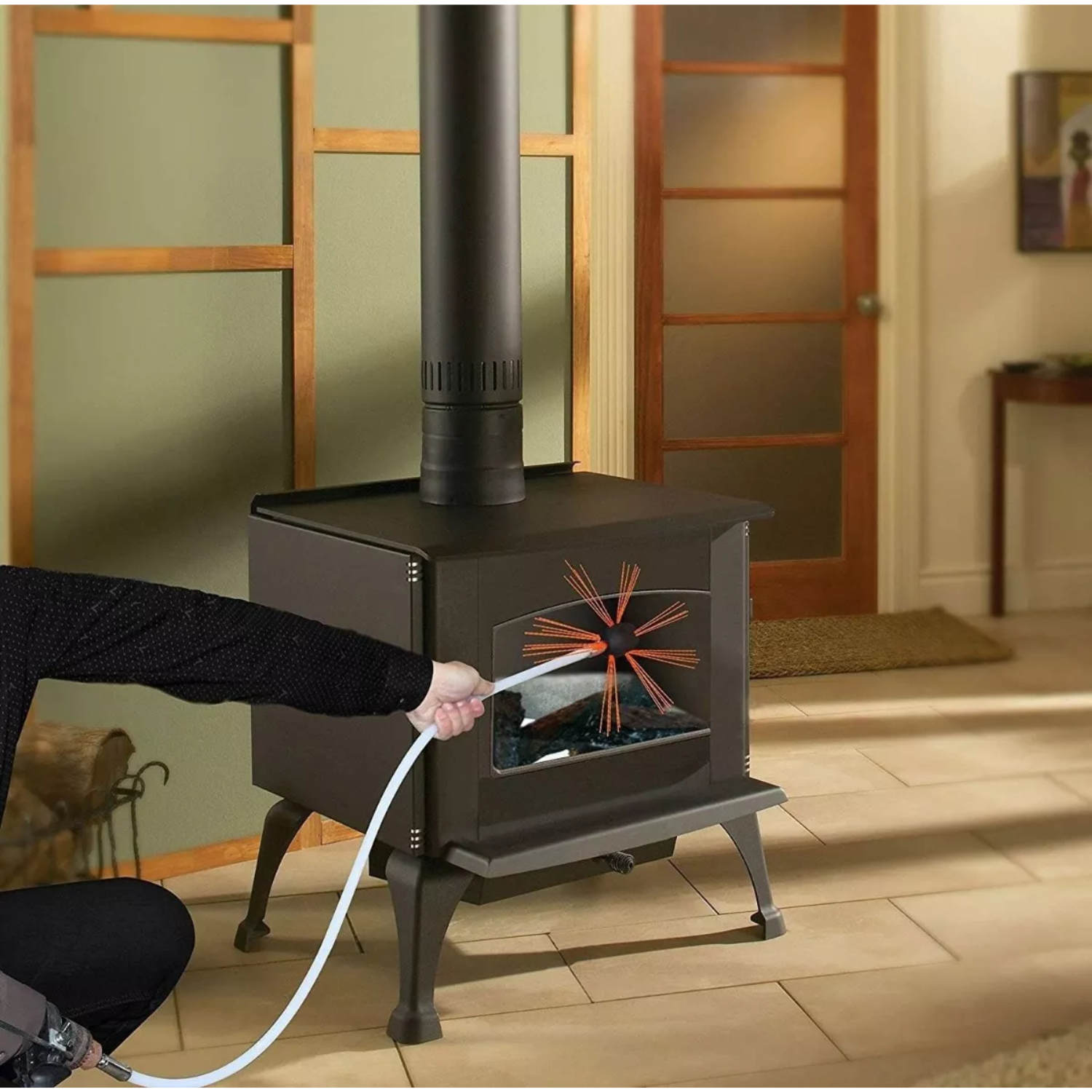 KIT IMPORTCLICK LIMPIADOR CHIMENEAS COMBUSTIÓN LENTA 8 M - 4