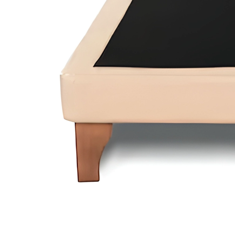 BASE CAMA EUROPEA IMPORTCLICK DIVIDIDA SUPER KING 200X200 CM BEIGE FELPA - 5