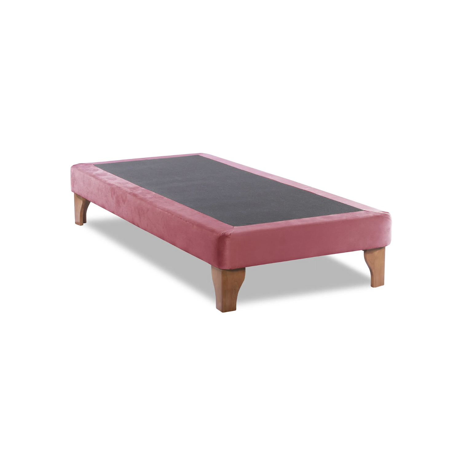 BASE ELEGANTE CAMA EUROPEA 1.5 PLAZA 105X200 CM PALO ROSA VIEJO FELPA - 3
