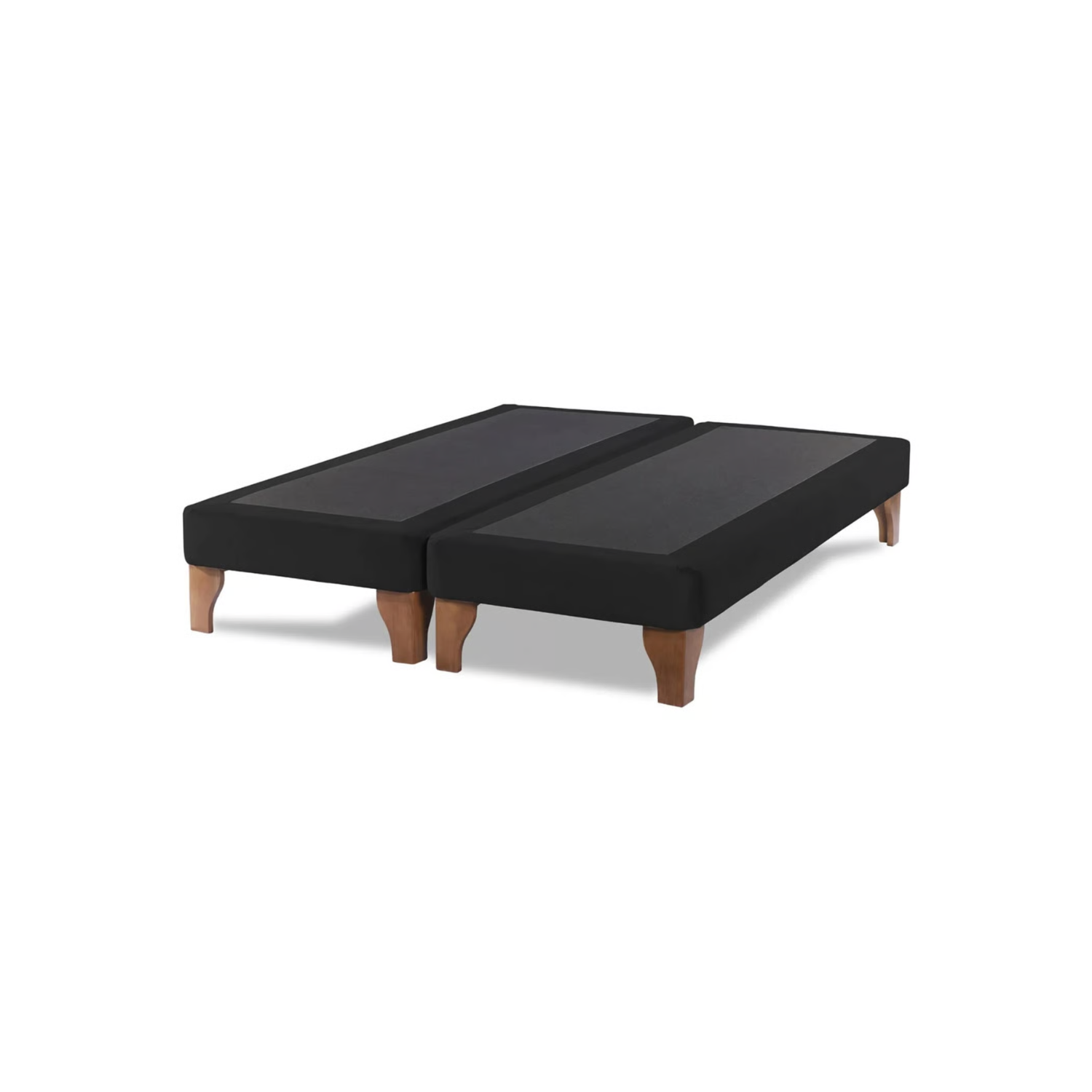 BASE DIVIDIDA CAMA EUROPEA SUPER KING 200X200 CM NEGRO LINO - 1