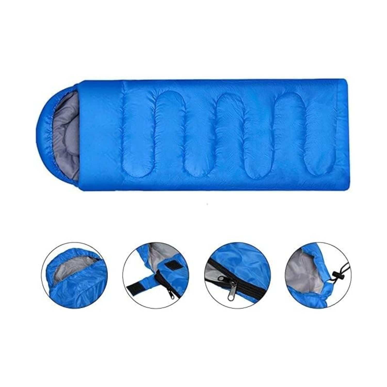 SACO DORMIR IMPORTCLICK CAMPING INDIVIDUAL CAMPING ADULTOS AZUL - 3