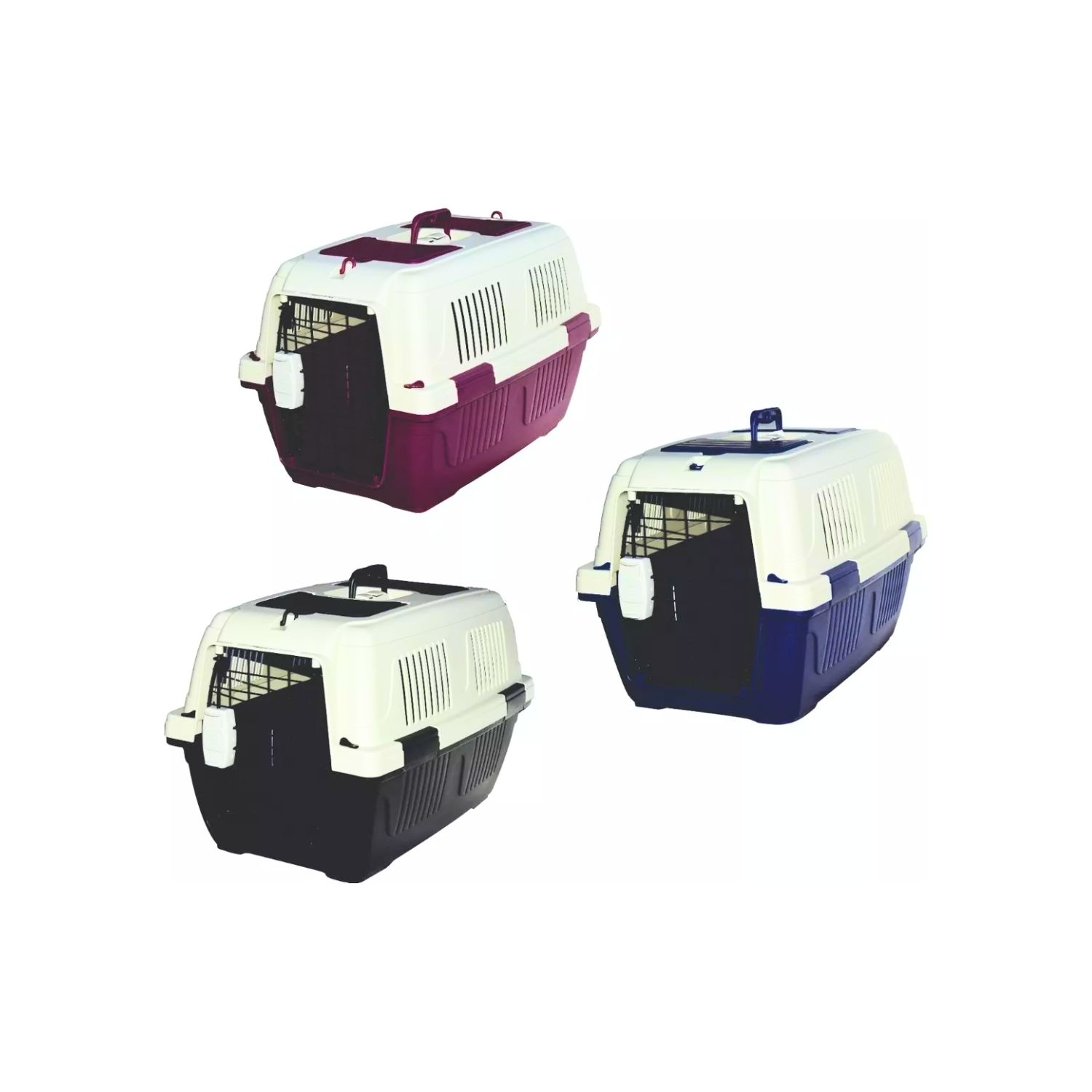 JAULA IMPORTCLICK TRANSPORTADORA HASTA 20 KG 63X41X40 CM - 3