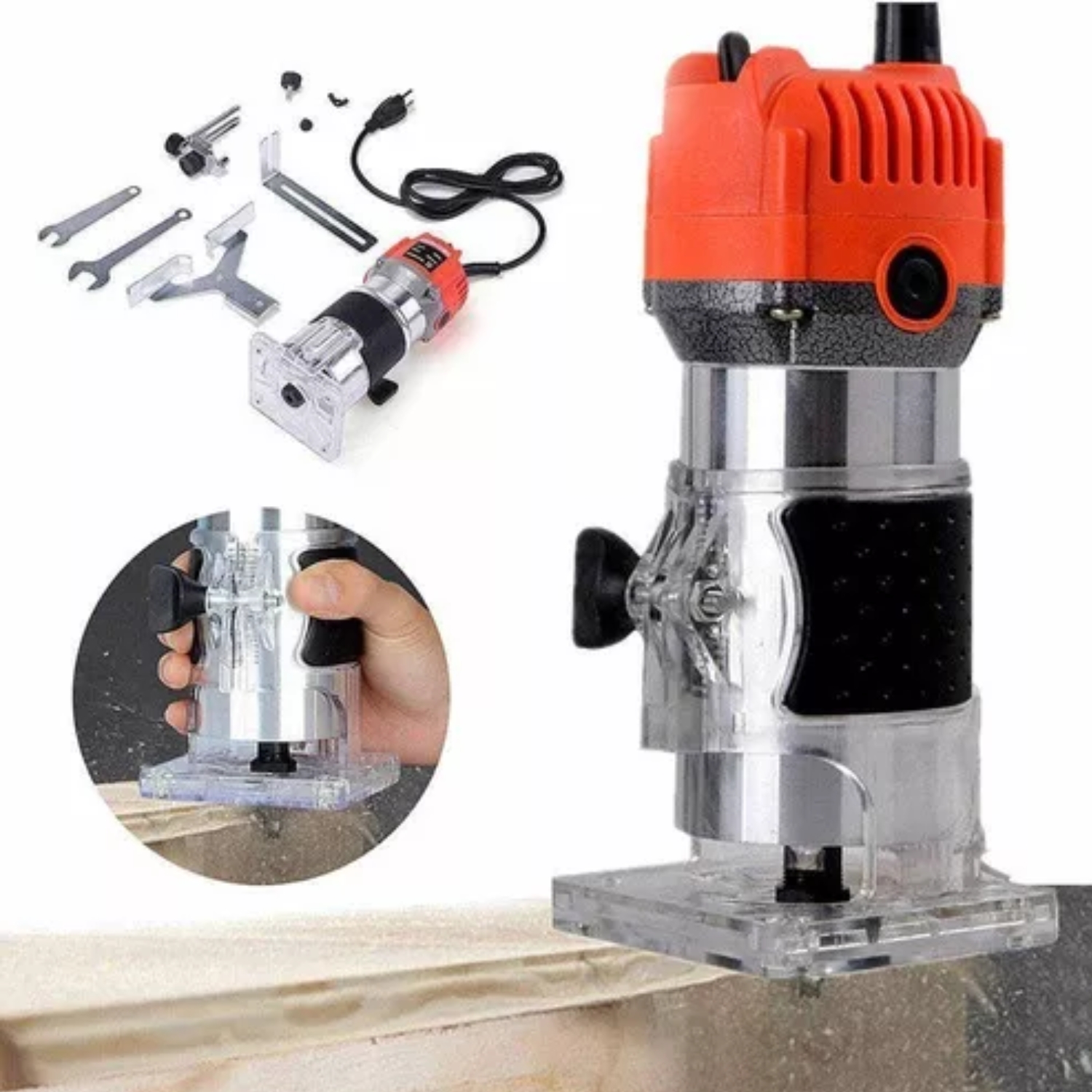 FRESADORA ROUTER 30000RPM TOMA 1/4 - 4