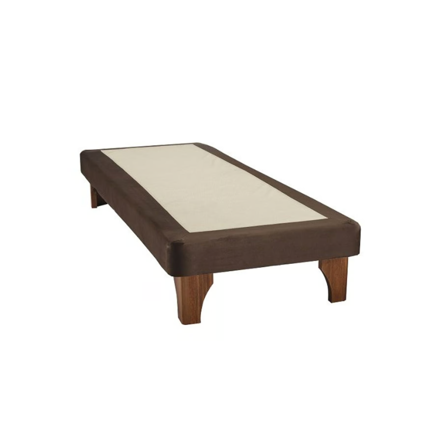 BASE ELEGANTE CAMA EUROPEA 1.5 PLAZA 105X200 CM CHOCOLATE FELPA - 3