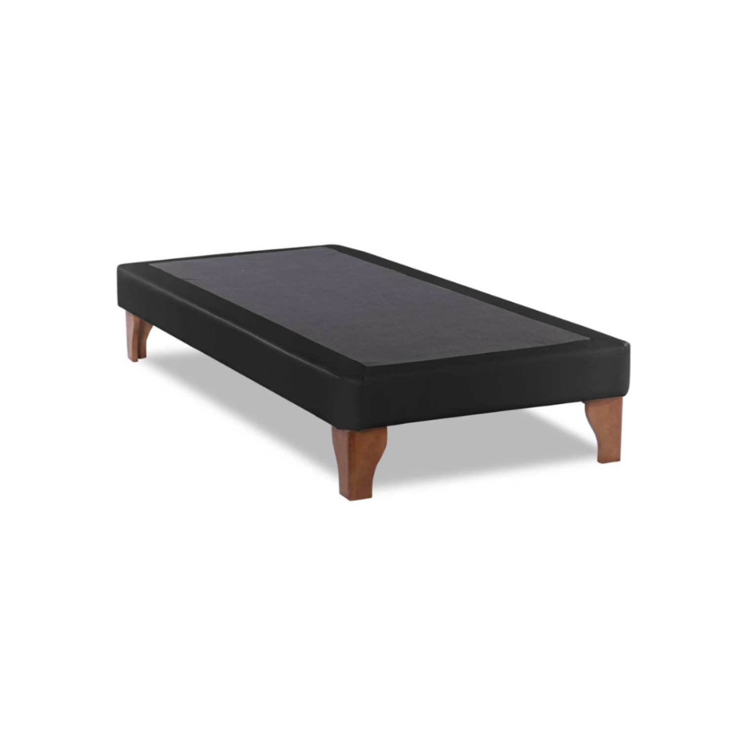 BASE ELEGANTE CAMA EUROPEA 1.5 PLAZA 105X190 CM NEGRO LINO - 3