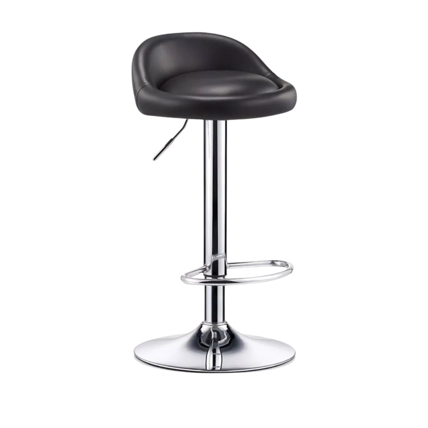 TABURETE IMPORTCLICK NEGRO SILLA PISO BAR 80 CM - 1