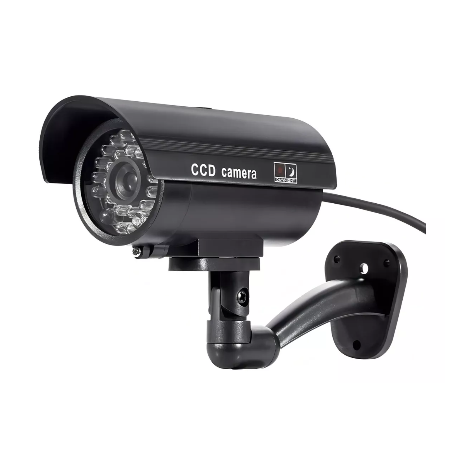 CÁMARA SEGURIDAD IMPORTCLICK FALSA LED NEGRA - 1