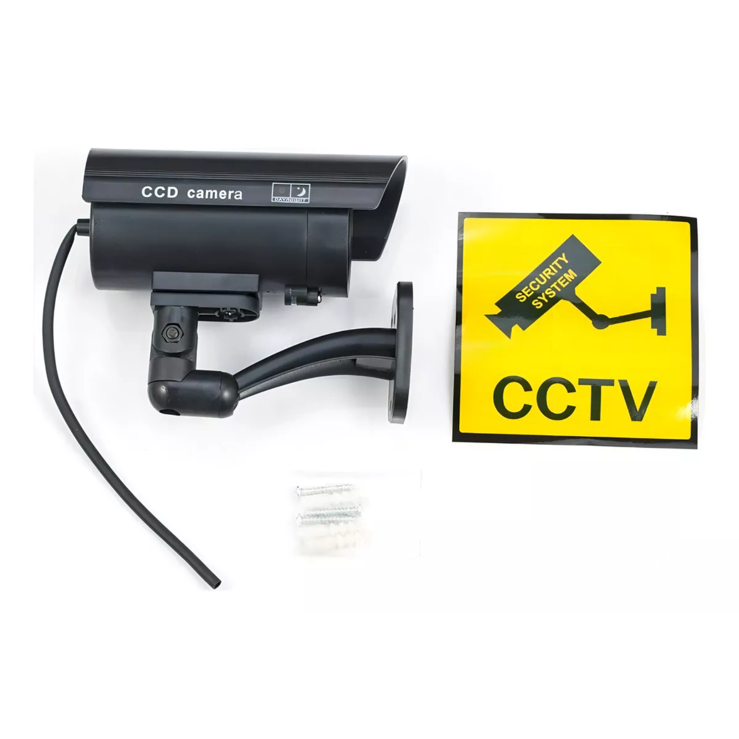 CÁMARA SEGURIDAD IMPORTCLICK FALSA LED NEGRA - 3