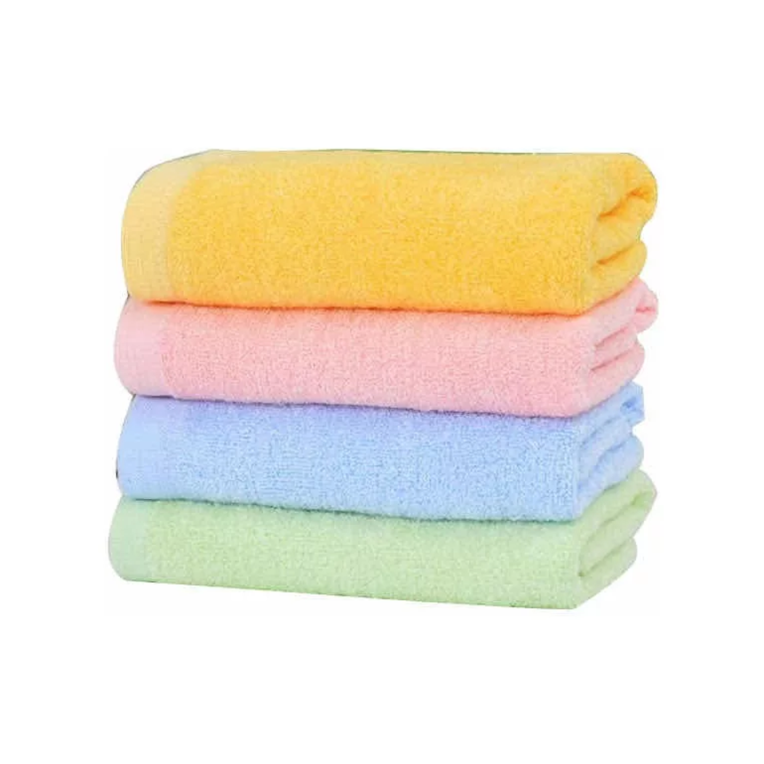 SET 12 TOALLAS MANO ALGODÓN SUAVE 30X50 CM COLORES - 1