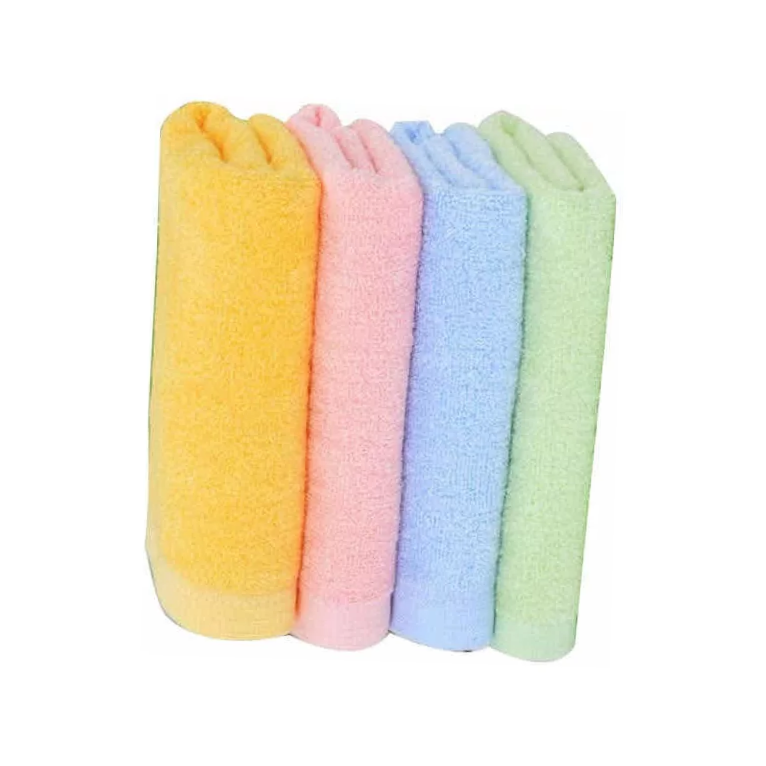 SET 12 TOALLAS MANO ALGODÓN SUAVE 30X50 CM COLORES - 2