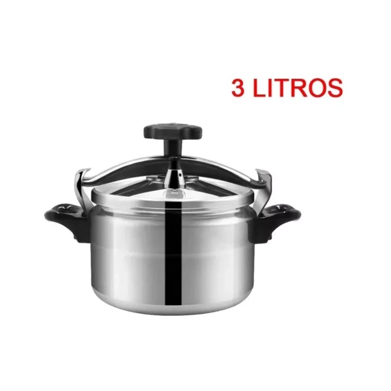 OLLA PRESIÓN ALUMINIO DLX 3 LITROS BLANCO - 4