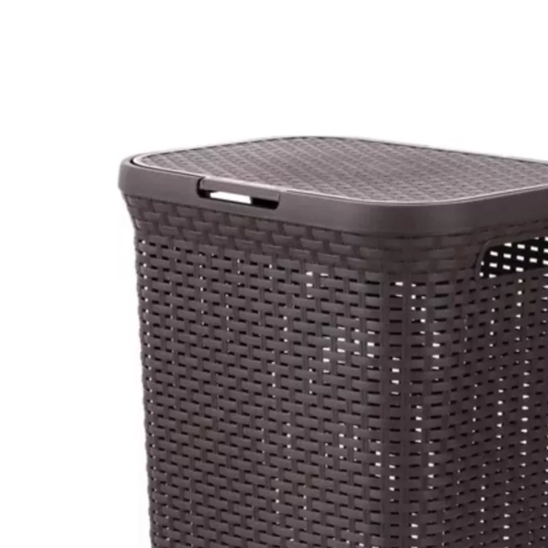 CANASTA CESTO ROPA HOGAR RATÁN 60 L MARRÓN - 2