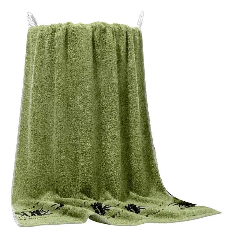 SET 4 TOALLAS ALGODON SUPER SUAVE 450G 75X140 CM DISEÑO BAMBU - 4