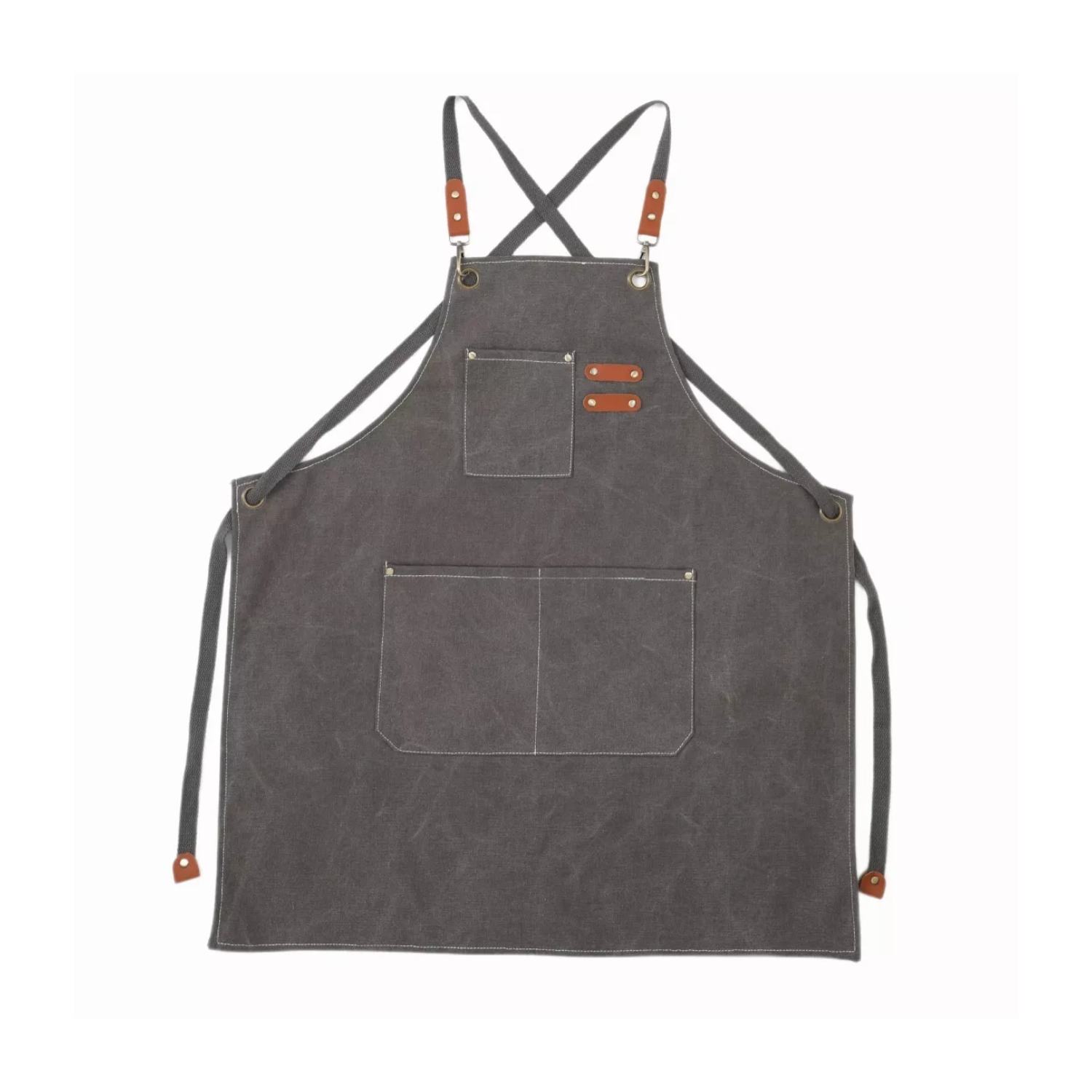 PECHERA DELANTAL MULTIUSO 68X78 CM COLOR GRIS - 1