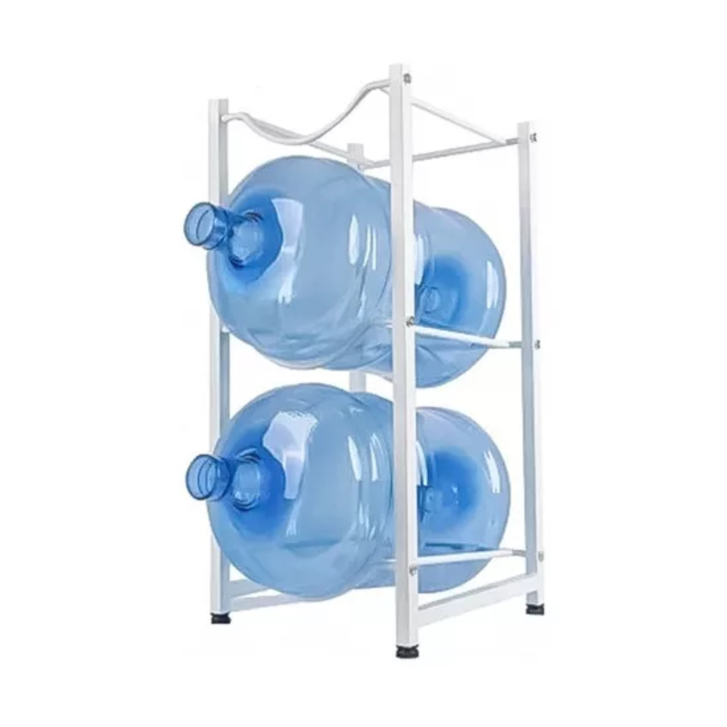 ORGANIZADOR ESTANTE RACK 3 BOTELLONES AGUA 20 L BLANCO - 3