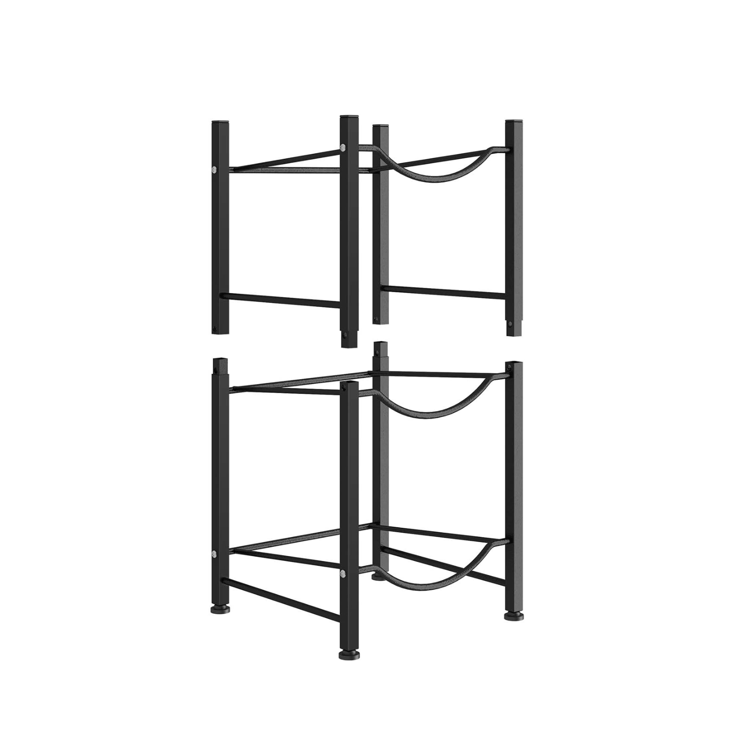 ORGANIZADOR ESTANTE RACK 3 BOTELLONES AGUA 20 L NEGRO - 3
