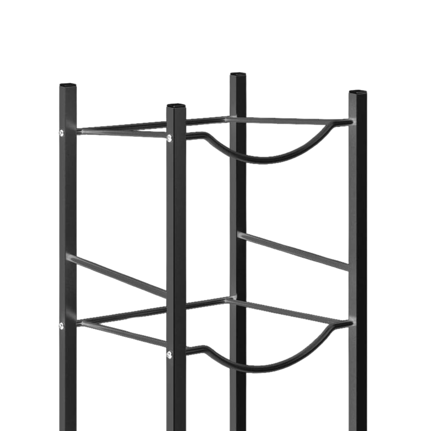 ORGANIZADOR ESTANTE RACK 3 BOTELLONES AGUA 20 L NEGRO - 4
