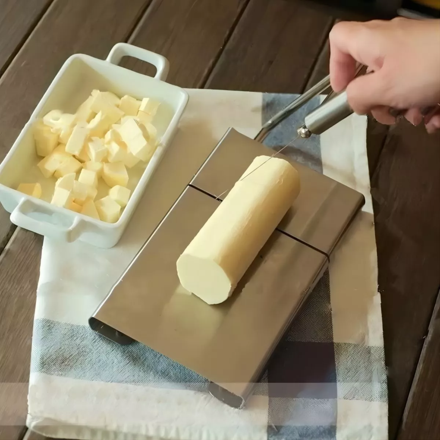 REBANADORA MULTIFUNCIONAL QUESO COCINA ALAMBRE ACERO INOXIDABLE - 5