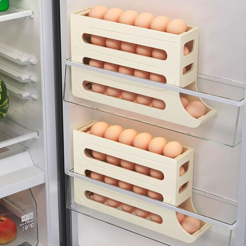 ORGANIZADOR PORTAHUEVOS 4 NIVELES 30 HUEVOS 35,9X7 CM - 5