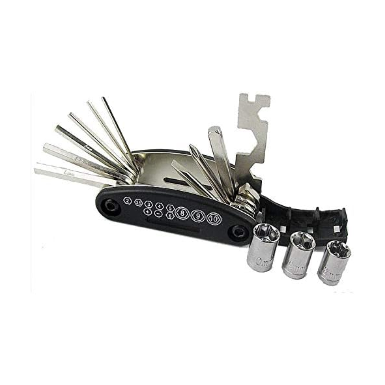MULTIHERRAMIENTA PORTÁTIL LIVIANA RESISTENTE BICICLETA 15 EN 1 - 2