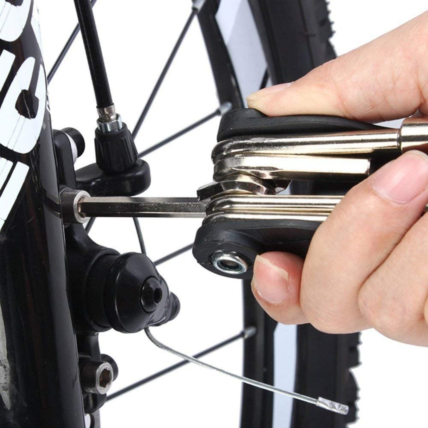 MULTIHERRAMIENTA PORTÁTIL LIVIANA RESISTENTE BICICLETA 15 EN 1 - 5