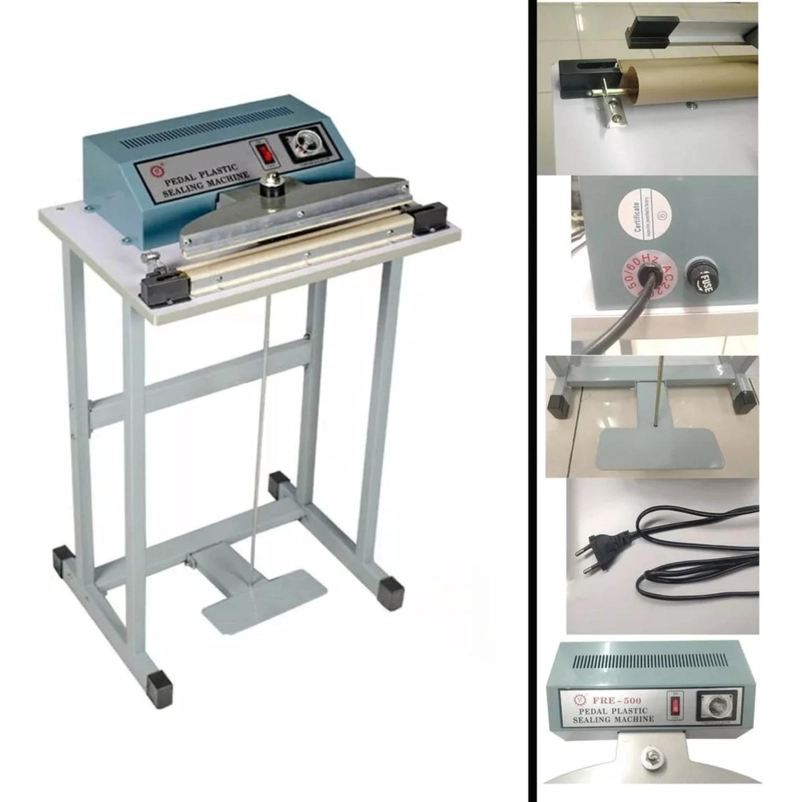 MAQUINA SELLADORA IMPORTCLICK 50 CM BOLSAS PLASTICAS PEDESTAL - 4
