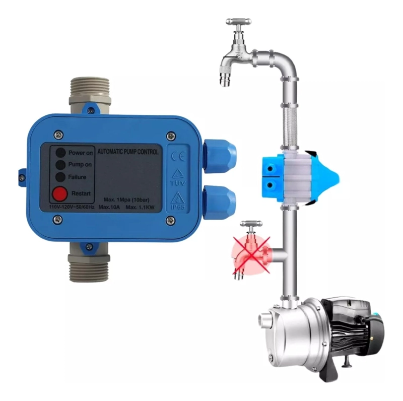 CONTROLADOR ELECTRONICO AUTOMATICO PRESION BOMBA AGUA 240V - 4