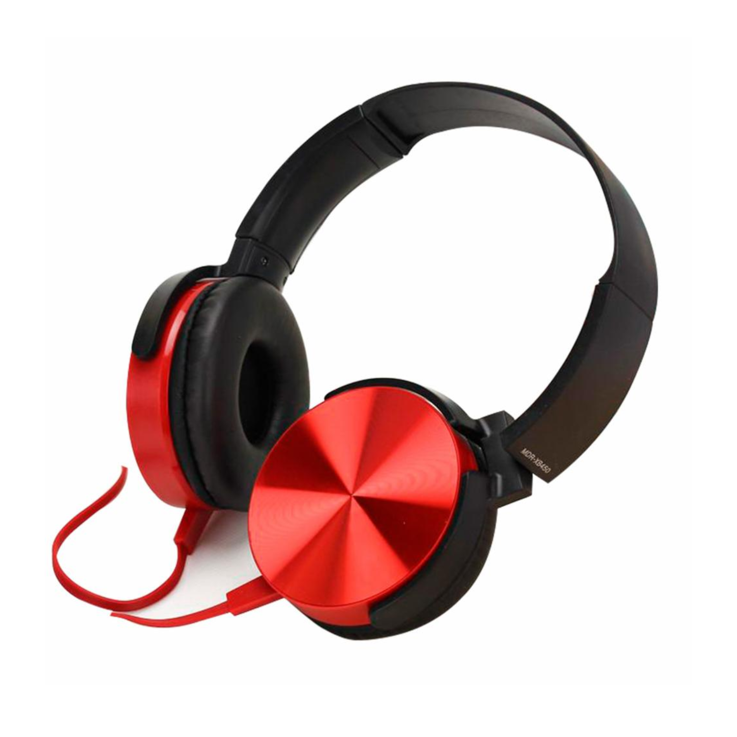 AUDÍFONO EXTRA BASS MICRÓFONO 3.5 MM ESTÉREO ROJO - 2