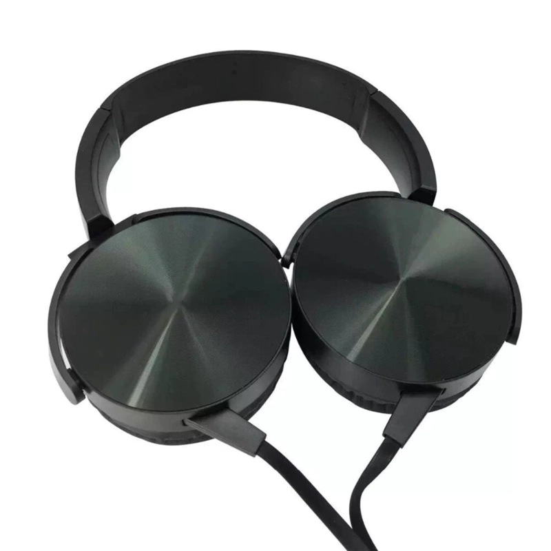 AUDÍFONO EXTRA BASS MICRÓFONO 3.5 MM ESTÉREO NEGRO - 1