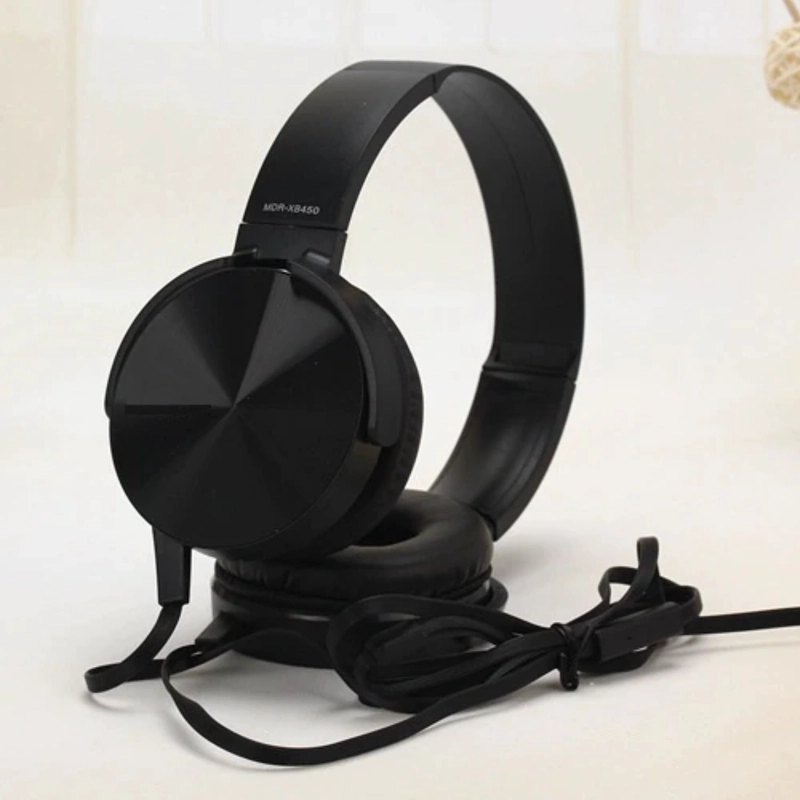 AUDÍFONO EXTRA BASS MICRÓFONO 3.5 MM ESTÉREO NEGRO - 3