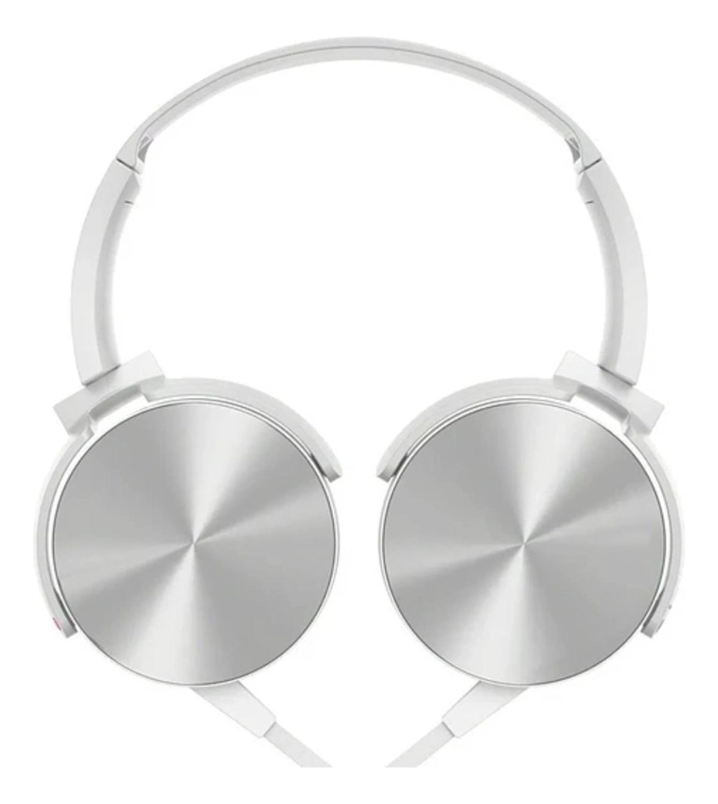 AUDIFONOS EXTRA BASS MICROFONO 3.5 MM PLUG ESTE REO BLANCO - 2