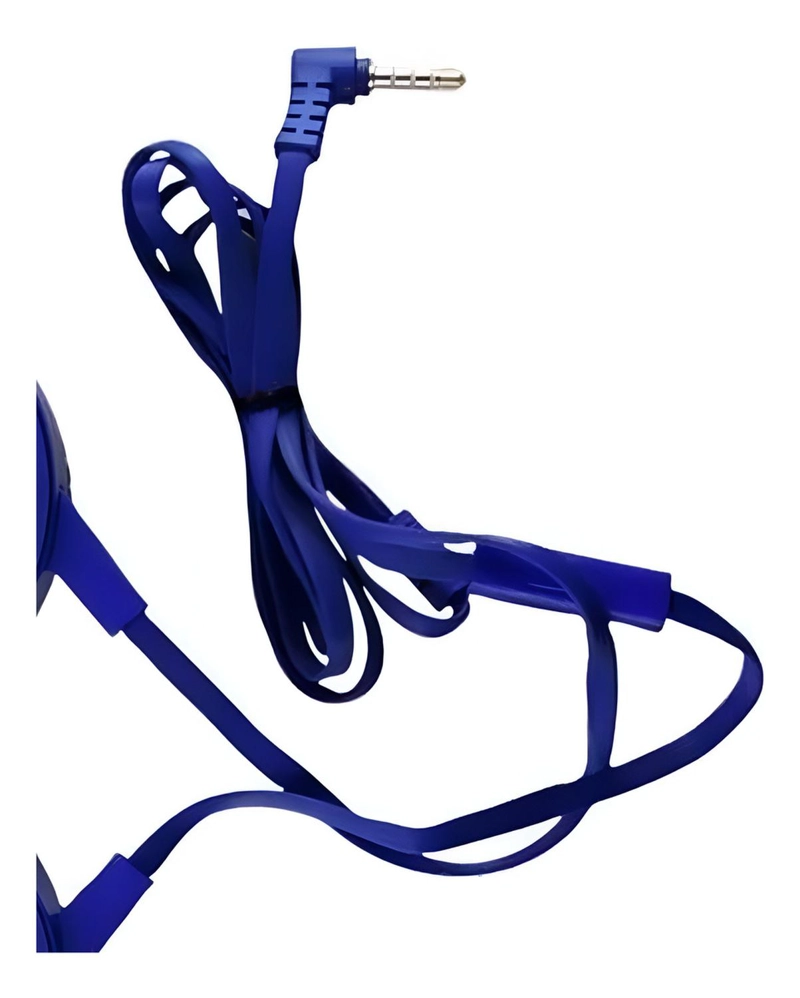 AUDIFONOS EXTRA BASS MICROFONO 3.5 MM PLUG ESTE REO AZUL - 4