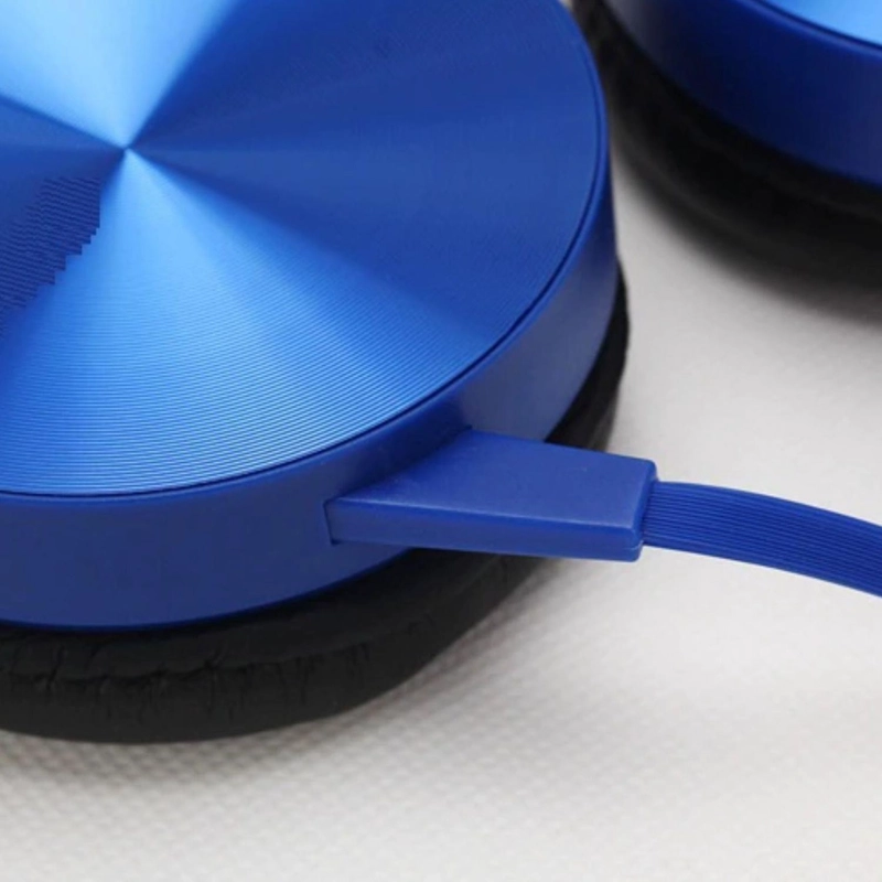 AUDIFONOS EXTRA BASS MICROFONO 3.5 MM PLUG ESTE REO AZUL - 5