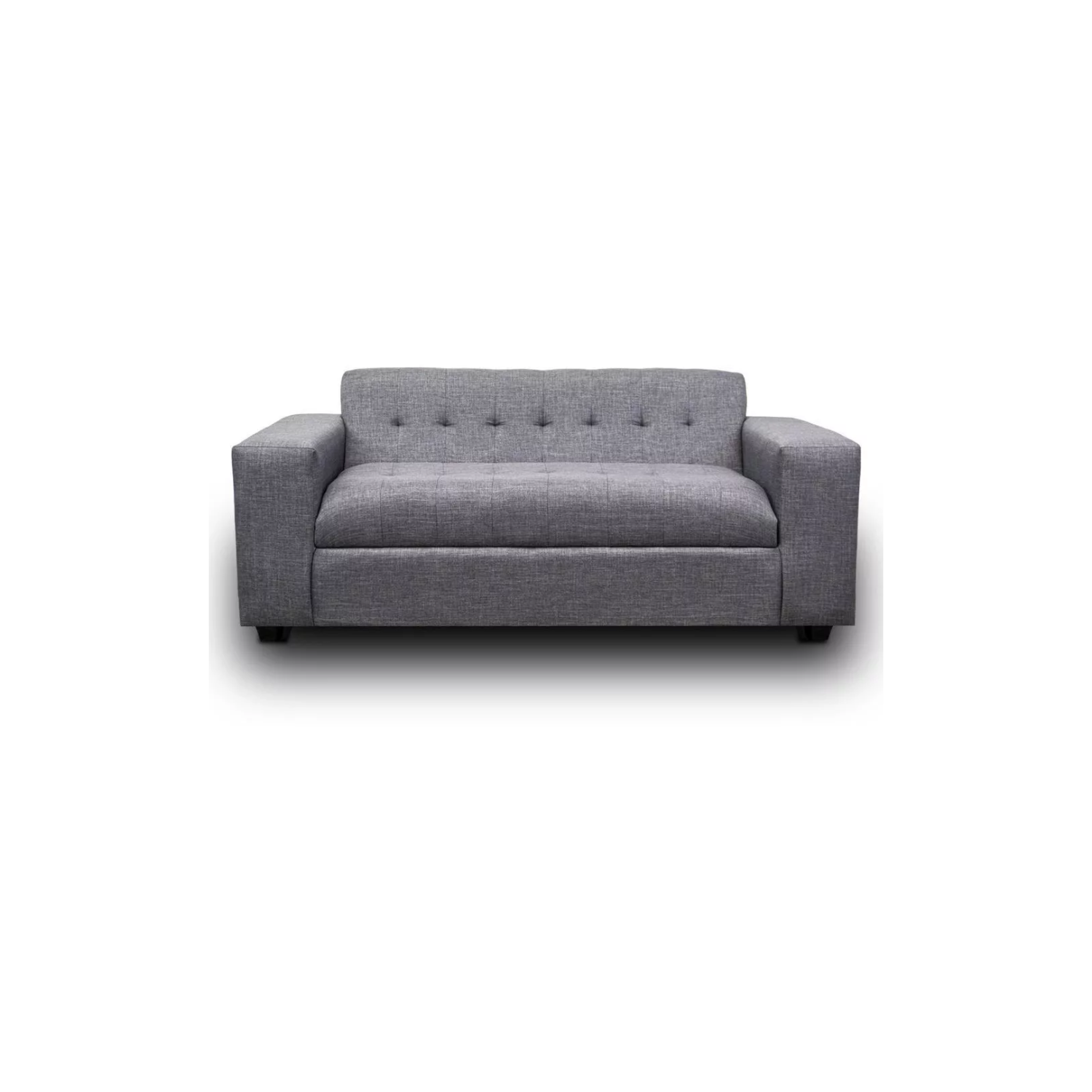 SOFÁ IMPORTCLICK MADERA PLATA ENDO 2 CUERPOS LINO 75X75X75 CM - 1