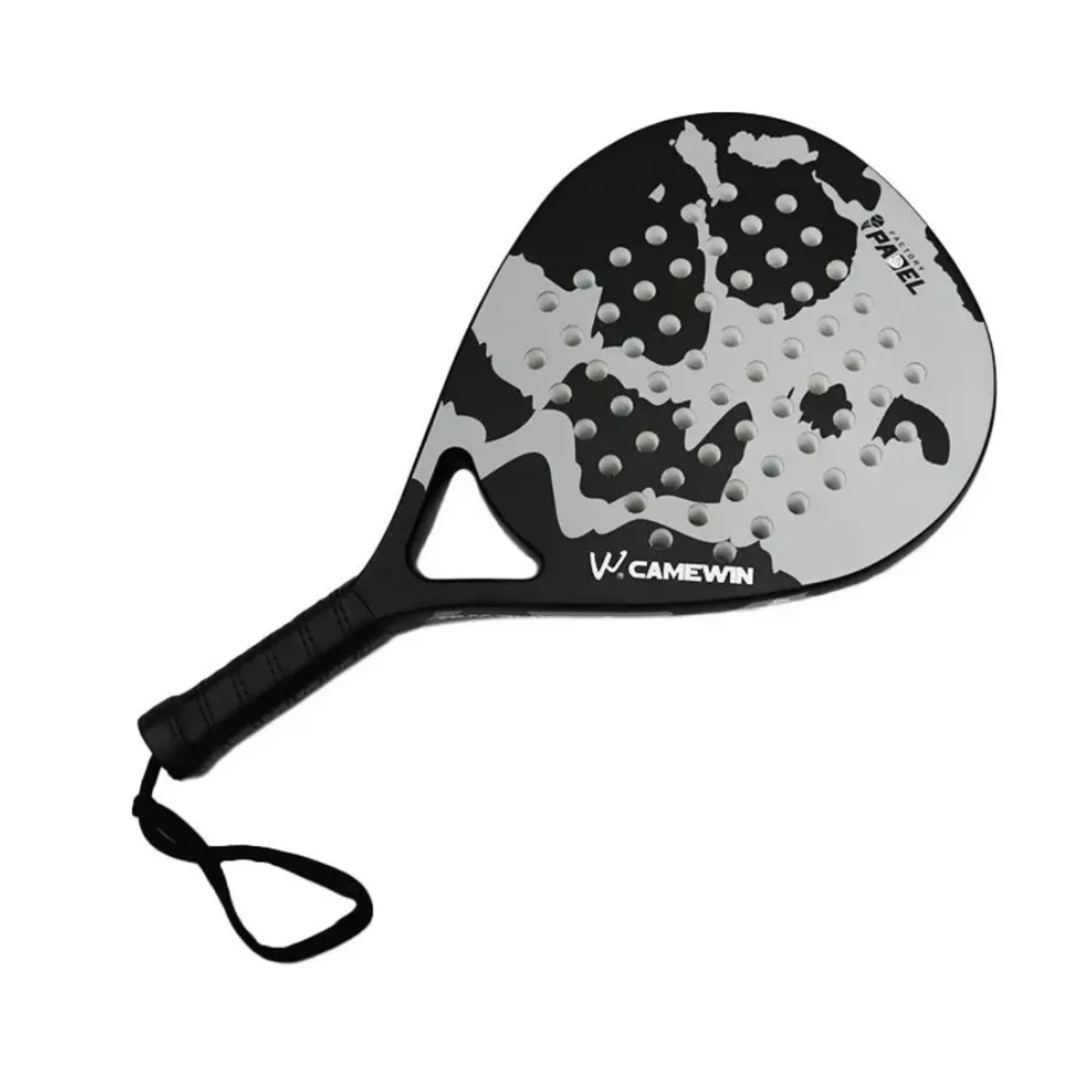 PALA PADEL IMPORTCLICK CARBONO HÍBRIDO 38MM + BOLSO DEPORTE GRIS - 2
