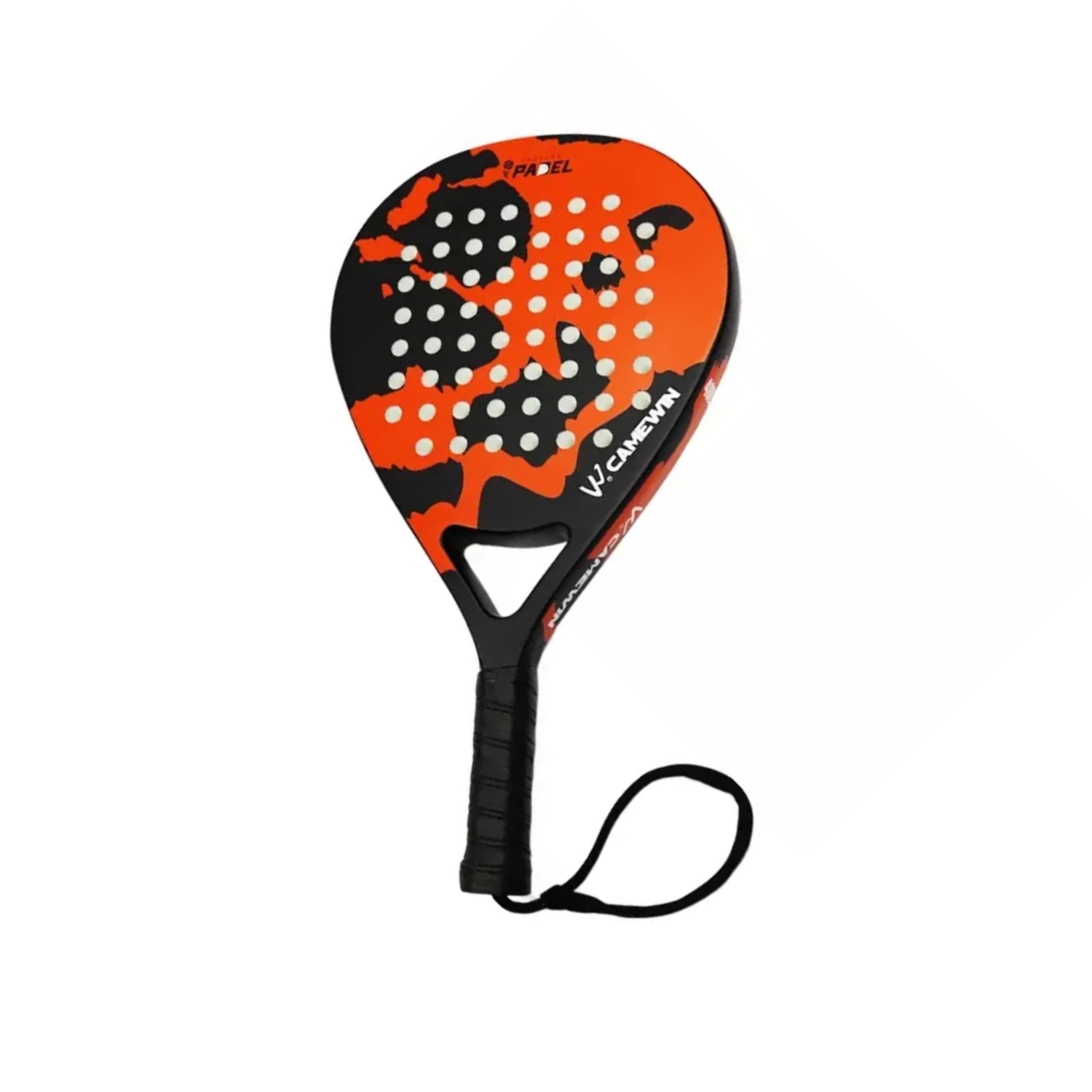 PALA PADEL IMPORTCLICK CARBONO HÍBRIDO 38MM + BOLSO DEPORTE ROJO - 1