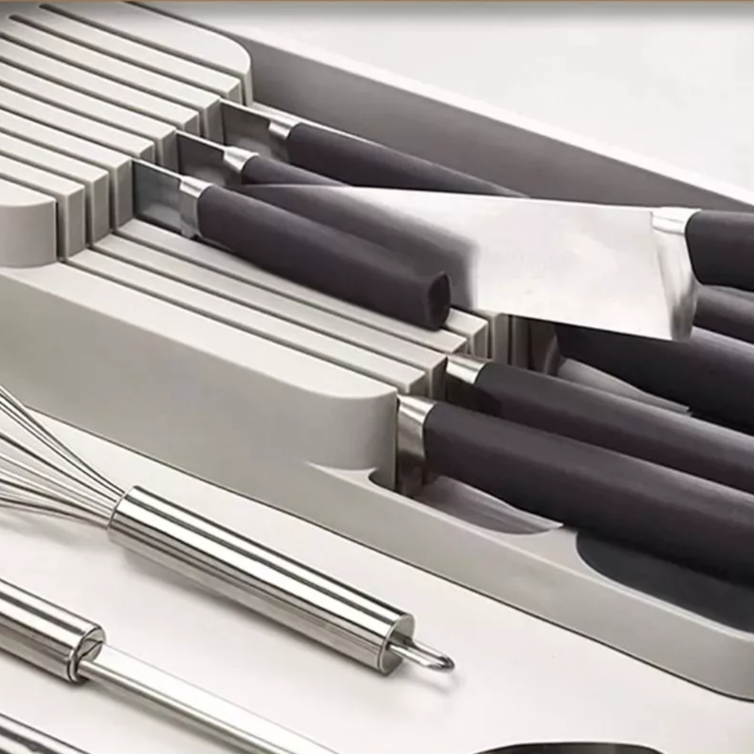 ORGANIZADOR IMPORTCLICK 18 CUCHILLOS CAJÓN COCINA - 4