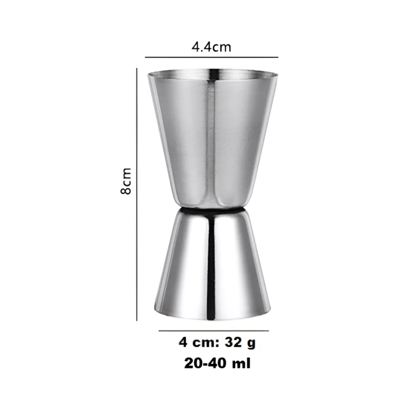 MEDIDOR DOSIFICADOR TRAGOS ONZA BAR BARTENDER 20-40 ML - 3