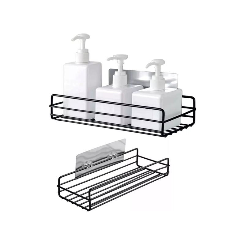 ORGANIZADOR DUCHA REPISA METAL INCLUYE ADHESIVO INOXIDABLE - 1