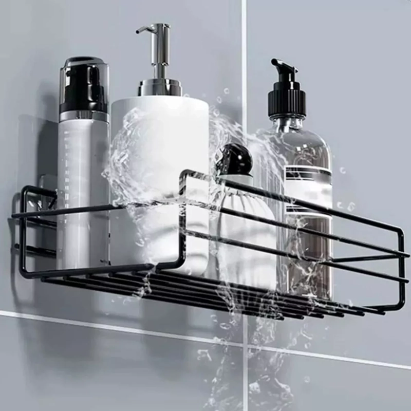ORGANIZADOR DUCHA REPISA METAL INCLUYE ADHESIVO INOXIDABLE - 4