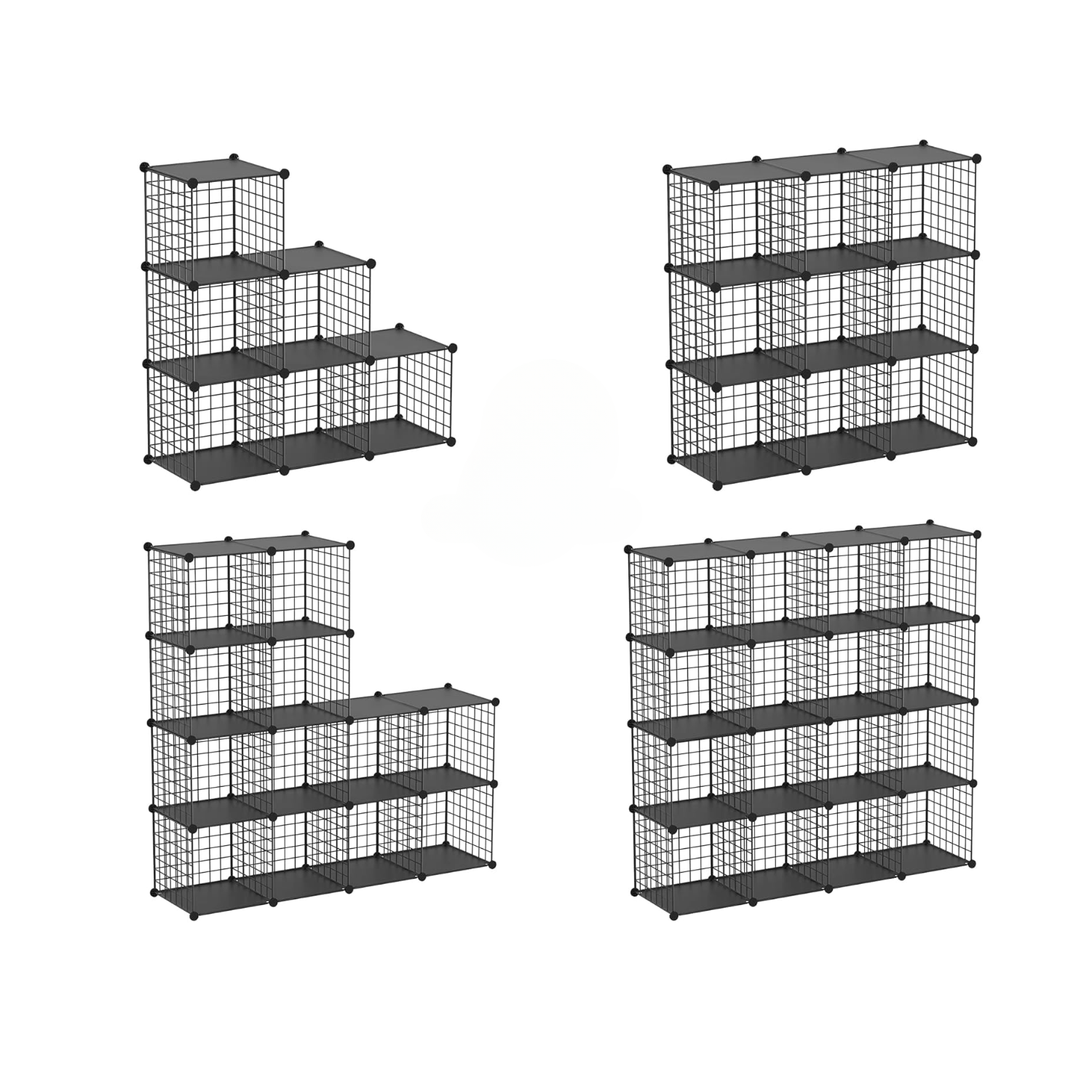 ORGANIZADOR IMPORTCLICK ARMARIO METÁLICO 6 CUBOS 111X75X37 CM ACERO - 3